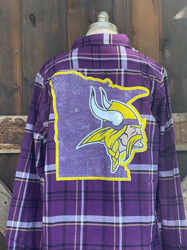 Minnesota Purple Classic Long Sleeve Flannel
